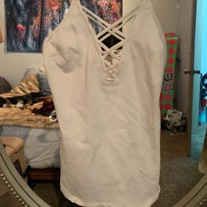 White Express Tank Top